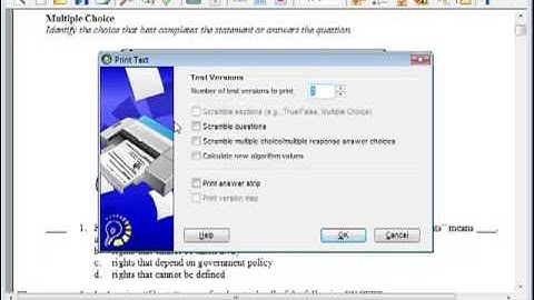 ExamView - Saving and Printing