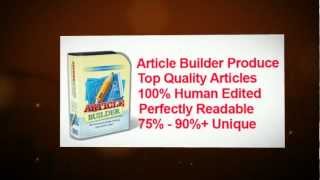 Full Article Builder Discount News