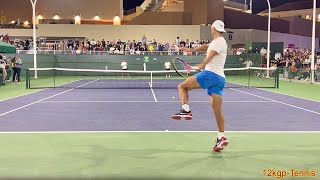 Rafael Nadal - 2024 Indian Wells Practice [Court Level, 4k 60fps]