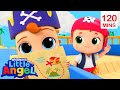 Water Balloon Fight | Little Angel | Fun Kids Songs | Nursery Rhymes