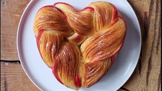 A Heart shaped Croissant