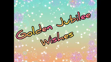 Golden Jubilee Wishes🎉🎉 [50th Wedding Anniversary] [Heartfelt Wishes for 50th Anniversary]