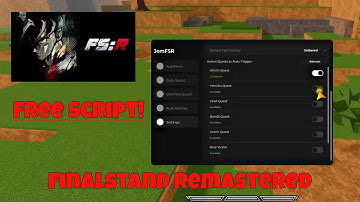 Final Stand: Remastered AutoQuest Script and AutoFarm Script(script)