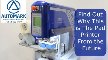 The Future of Pad Printing Today - The TTN 120 EKO TC 100 Series 2-Color Pad Printer