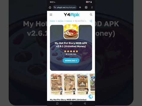 #modapk #แจกเกมโปร My Hot Pot Story MOD APK (Unlimited Money) #Y4Apk