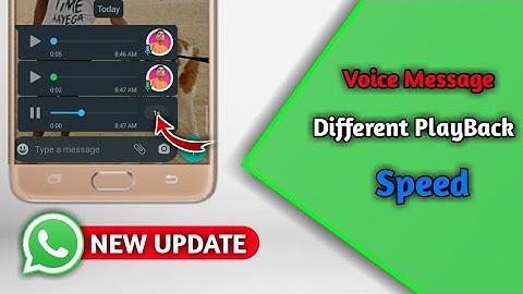 WhatsApp Audio PlayBack Speed New Update 2021 🔥