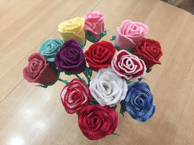 Tuto rose au crochet - thptnganamst.edu.vn