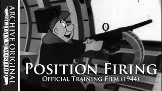 Position Firing | B17 Gunner Training Film (1944)