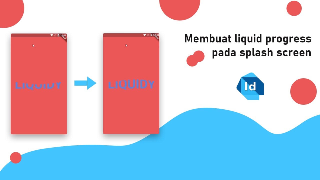 MEMBUAT LIQUID PROGRESS PADA SPLASH SCREEN FLUTTER - YouTube