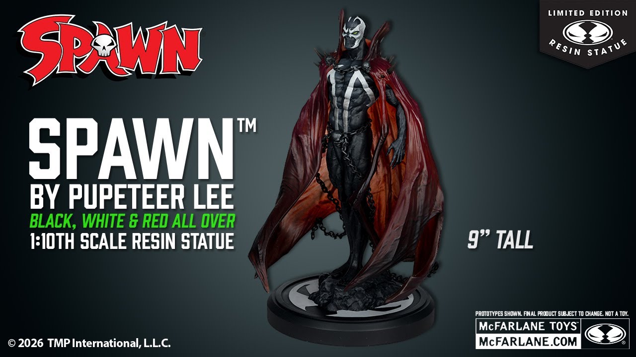 Spawn (Black White & Red All Over) Inspired by Pupeteer Lee 1:10