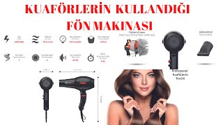 Fön Makinasi Kutu Açilimi / Kuaförleri̇n Kullandiği Fön Makinasi