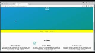 WEB PROJECT using HTML and CSS PART 2