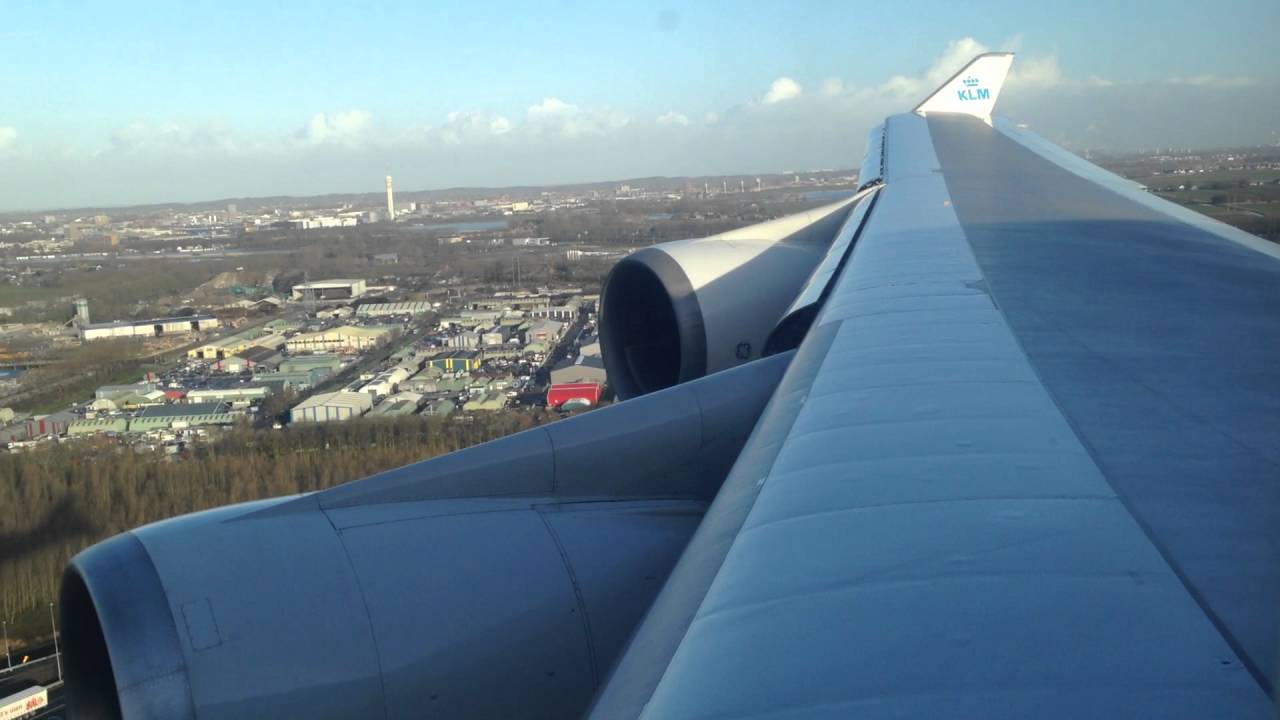 KLM 747-400 Arrival at AMS from LAX as KL602 - YouTube