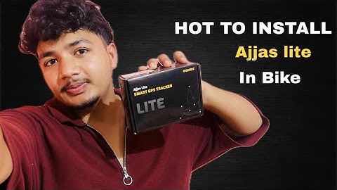 Ajjas Lite smart GPS Tracker installation in Duke bike / Ajjas #duke200 #kanhaod18