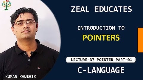 #37 Introduction to Pointers || Pointer Part 1 || C Programming Language || Zeal Educates