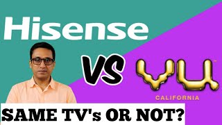Hisense 4K TV vs VU Ultra 4K TV  ARE THEY REALLY SAME TV 