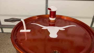 Burnt Orange Longhorn Ugly Drum Smoker