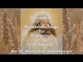 Mazdaznan Monatsratschläge 09 September Teil3