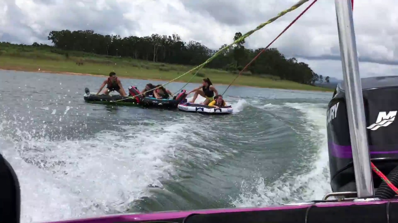 First tubing for 2016 at Tinaroo Queensland