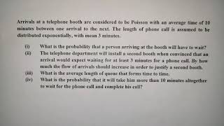 Celebrity #2 Queuing Theory - Model 1 and Model 2 problems Profile