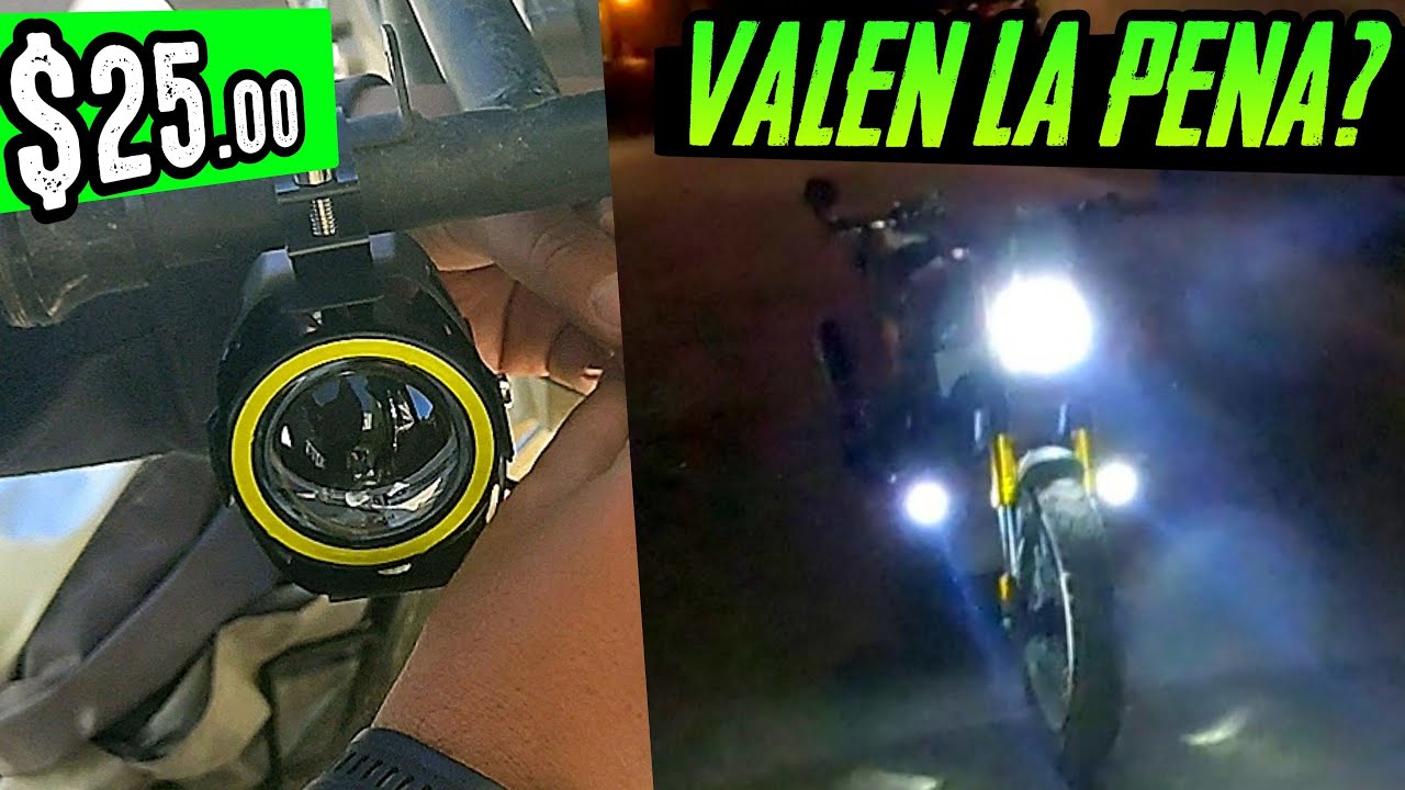 Luces para Moto,Luces Exploradoras para Moto,2pcs Luces Auxiliares