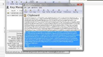 使用GPG/GPA 加密、數位簽章