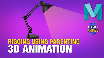 Rigging a Lamp using Parenting a Hierarchy in Autodesk Maya 2022. Beginner Tutorial.