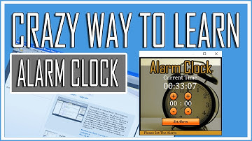 Visual Basic Beginner Lesson 16 - Alarm Clock (Crazy Tutorial)