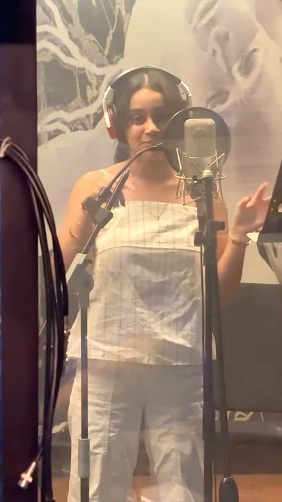 Ananya Sharma Recording Ek Martaba Phir At The Studio 🎙️✨