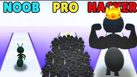 NOOB vs PRO vs HACKER In Tiny Run 3D