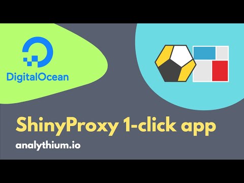 ShinyProxy 1-click app on DigitalOcean by Analythium