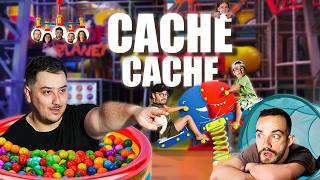 Le PLUS GRAND CACHE-CACHE indoor de France (c’était du chaos) Feat: @JooGy_7 @lecedyt @benjamin_cdrt