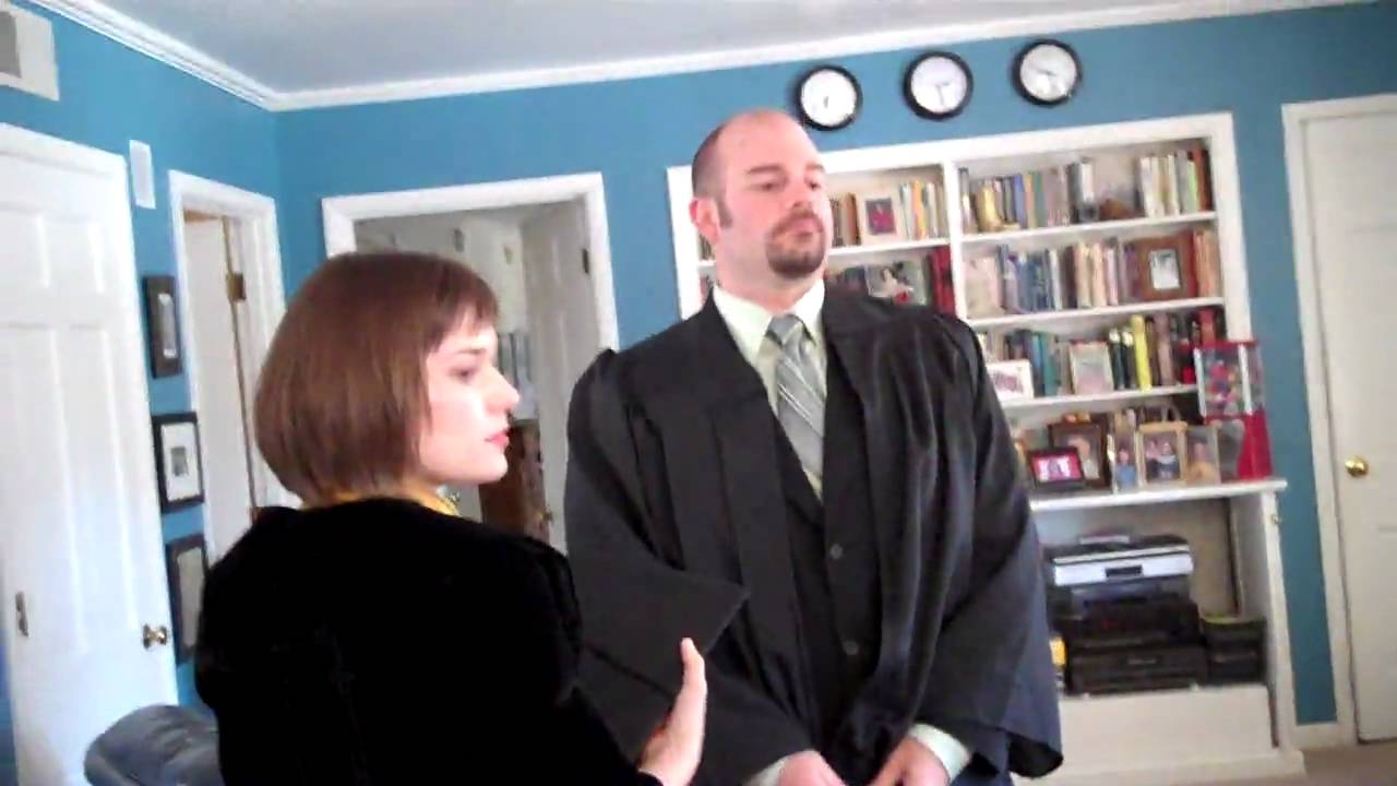 Putting On Robe putting on robes - YouTube