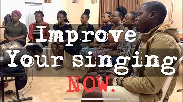 Voice warm up for Choir, Worship Teams and Singing groups - Very beginner friendly