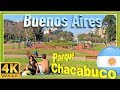 【4K】WALK Parque CHACABUCO Buenos Aires ARGENTINA 4k slow tv