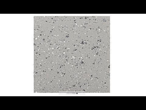 Matter Grau Terrazzo Ganzkörper Video