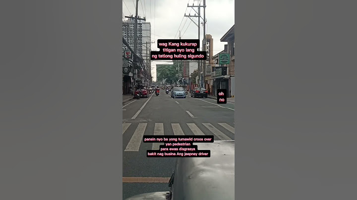 cross over pedestrian bakit nag busina Ang jeepney driver nako po kamoti driver to #jeepneydriver