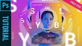 DuoTone Gradient - Tutorial Photoshop CC 2019
