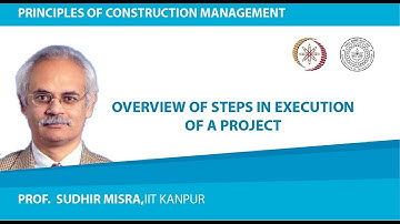 Overview of steps in execution of a project (Updated)