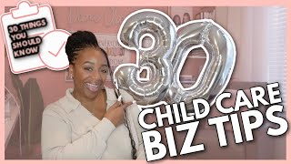 30 Things You Must Know For Child Care Business Success