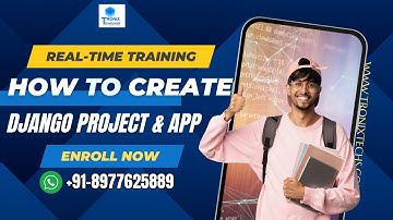 How to Create a Django project and App | Django Tutorials Telugu | Django Framework | Python Django