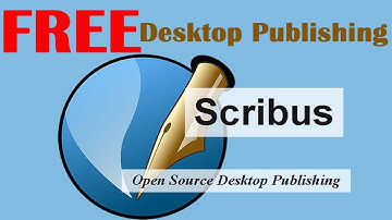 How to Download and Install Scribus Publishing Software.