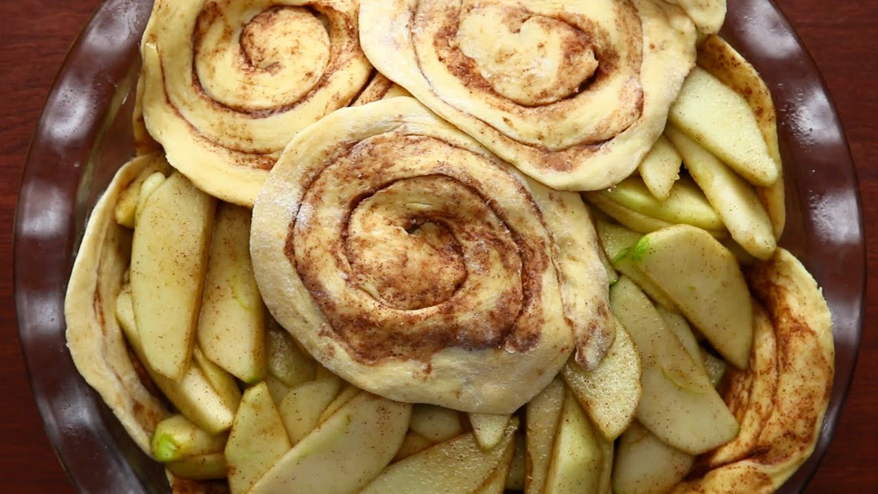 Cinnamon Bun Apple Pie Recipe | Food Network Kitchen | Food Network