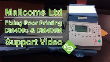 Fixing Poor Printing on a DM400c & DM400M Franking Machine