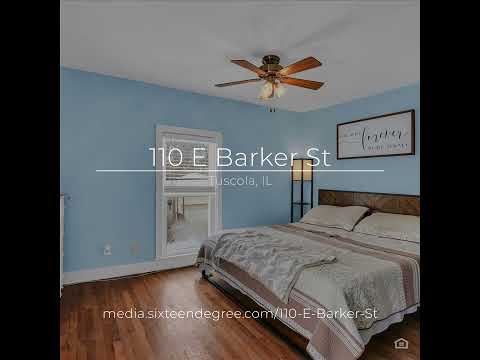 110 E Barker St, Tuscola, IL home video tour