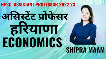 असिस्टेंट प्रोफेसर हरियाणा|| HPSC Assistant Professor 2022 23||Shipra Maam 8439066995