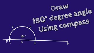 Famous How to draw 180 degree angle using compass. shsirclasses. Net Worth
