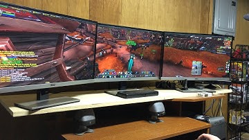 Amd Eyefinity 57060X1080  Playing World of Warcraft