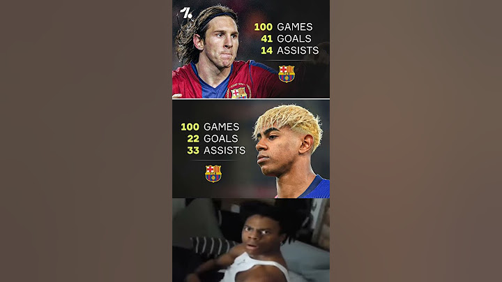 Lamine Yamal matches Messi's goal contributions in his first 100 Barcelona games😲🏅