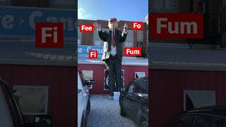 Fee-Fi-Fo-Fum - Giant President Trump Statue